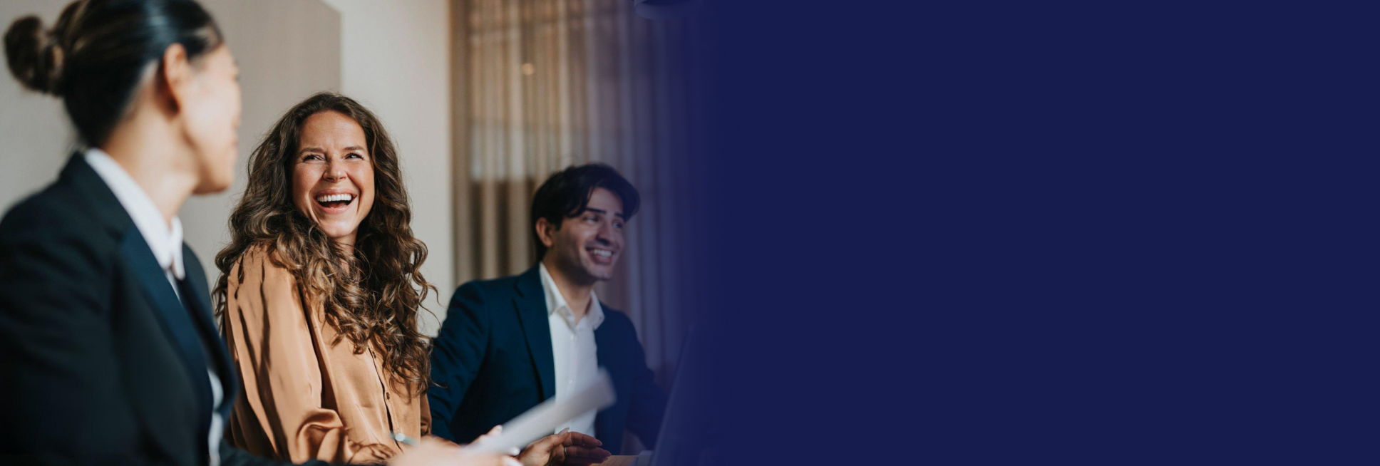 Professional team meeting